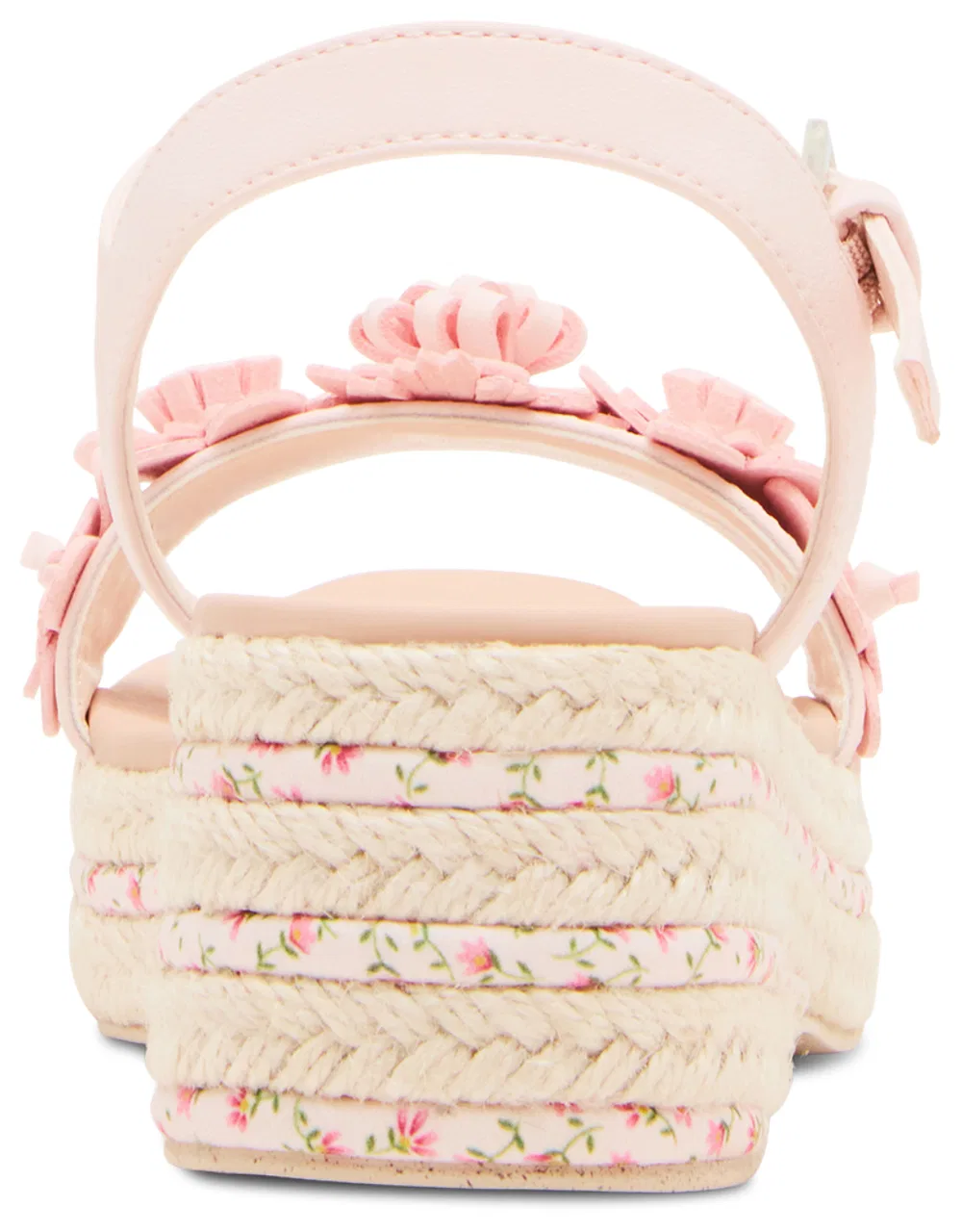 Детские сандалии для девочек с цветочным декором Steve Madden JDORI, Blush — фото 3