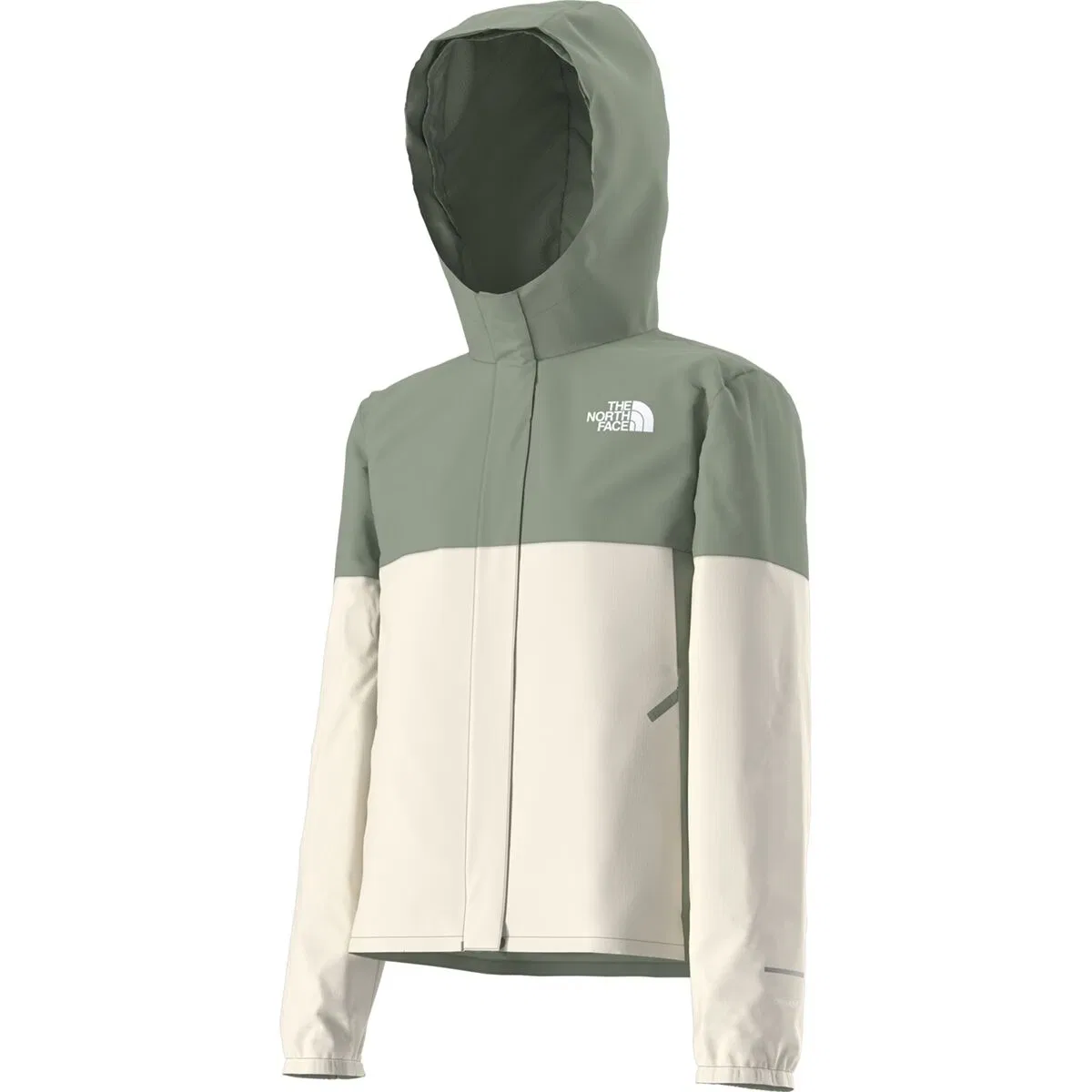 Детская дождевая куртка с утеплителем Warm Antora Rain Jacket The North Face, Slate Moss/White Dune — фото 2