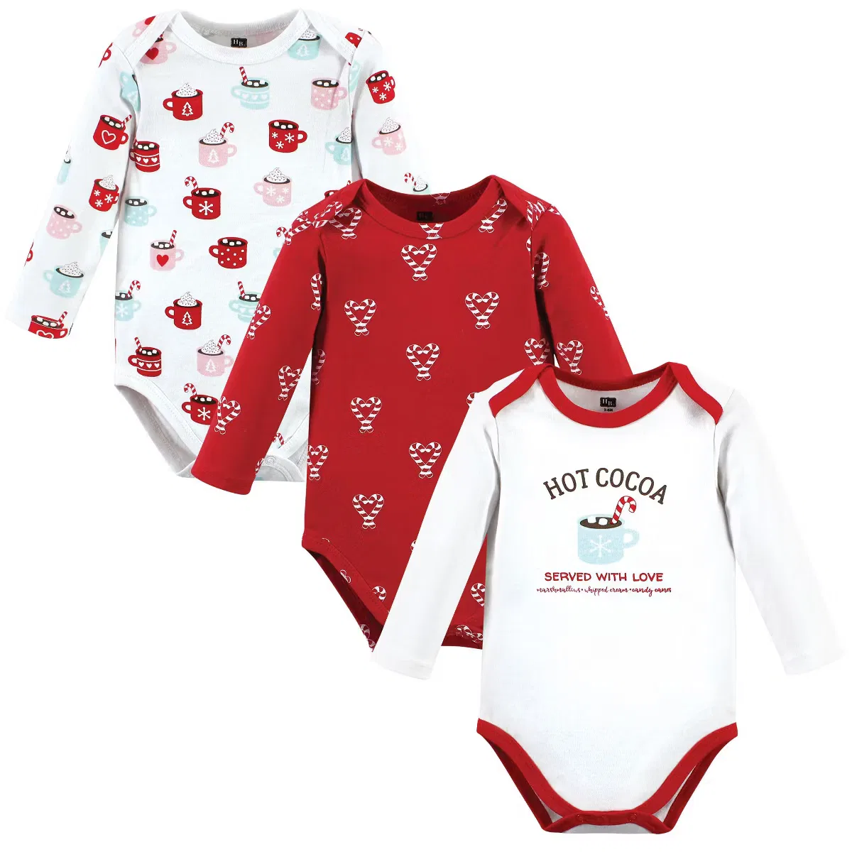 Боди-комбинезон с длинным рукавом хлопковый Hudson Baby