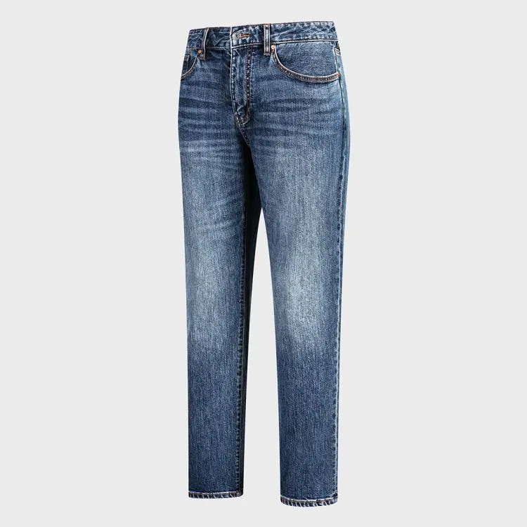 Детские джинсы прямого кроя ARMANI EXCHANGE, Denim Blue — фото 3