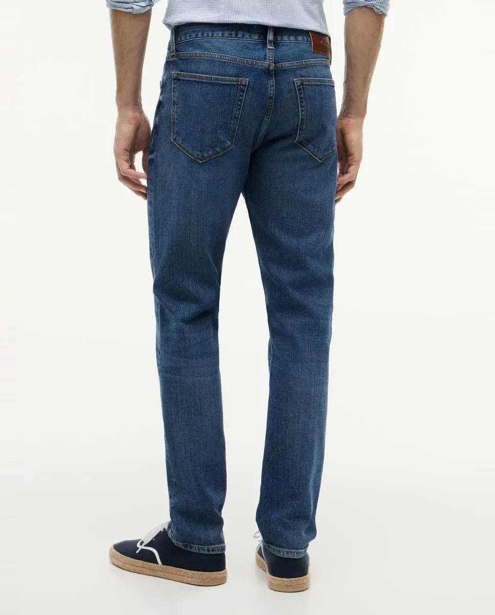 Мужские джинсы slim с принтом Denton Slim Tommy Hilfiger, Azul — фото 3