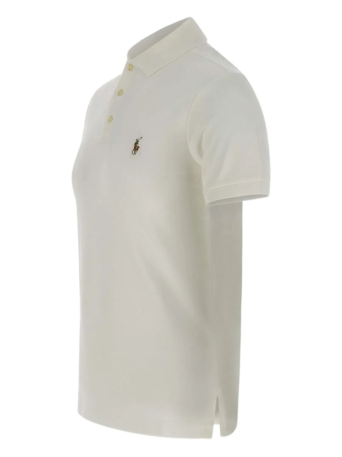 Рубашка-поло с вышивкой Polo Ralph Lauren, белый — фото 2