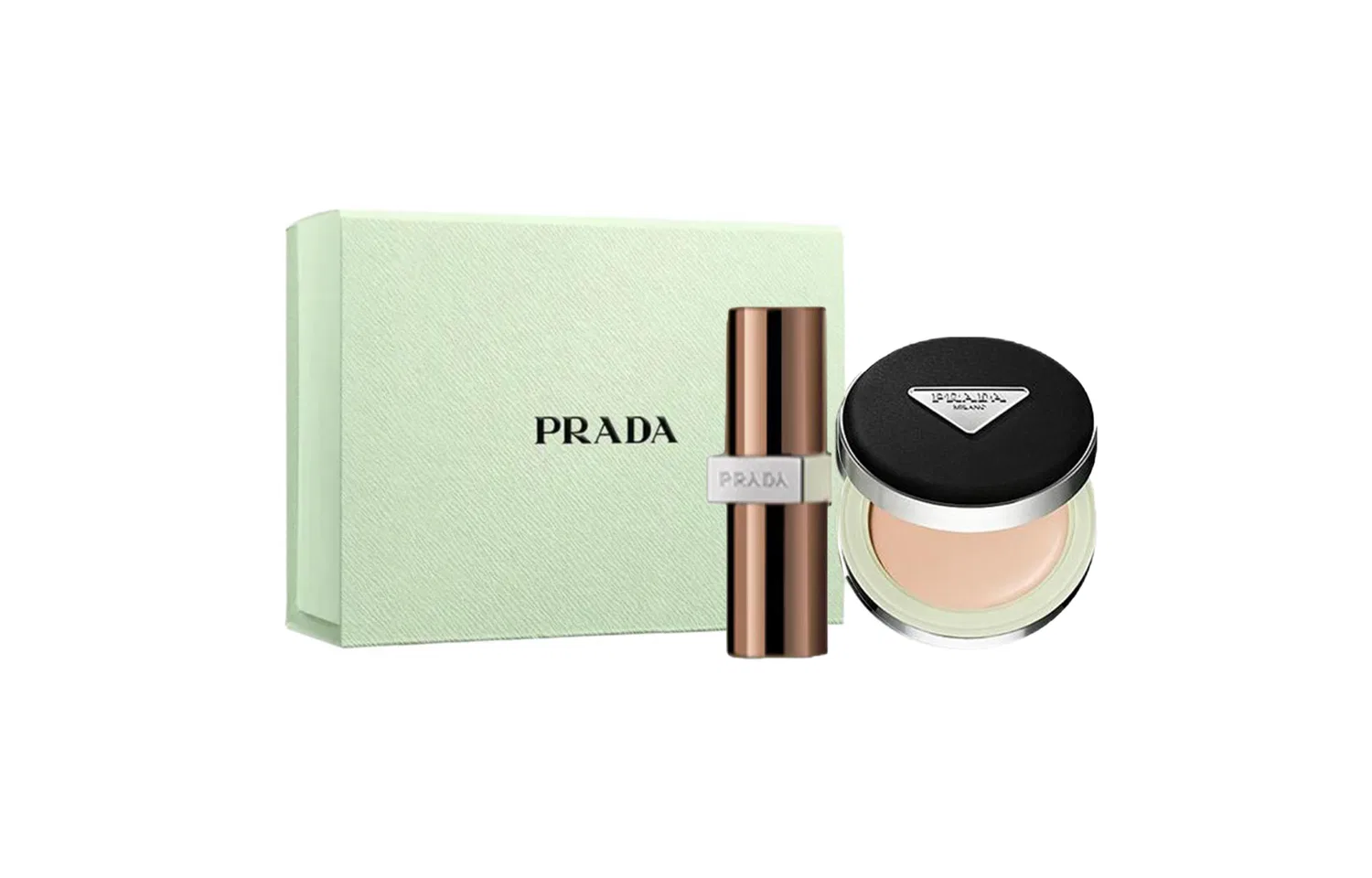 Набор макияжа Air Cushion + Lipstick, PRADA, Brown — фото 2