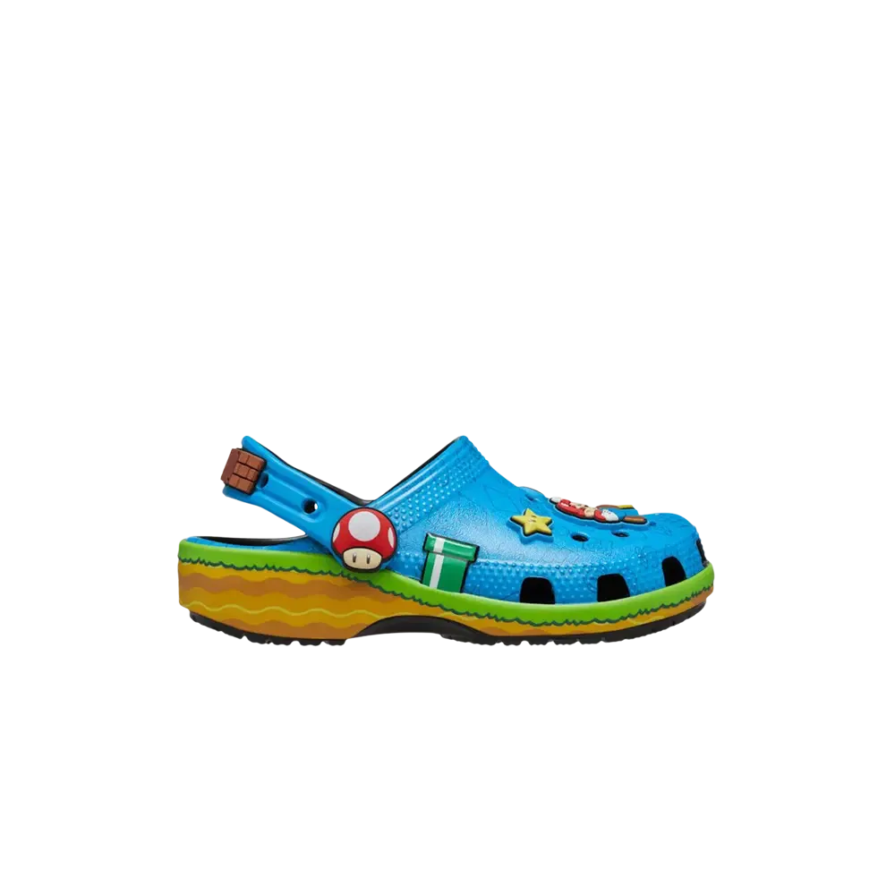 Детские сабо Super Mario x Crocs Classic Clog, синий