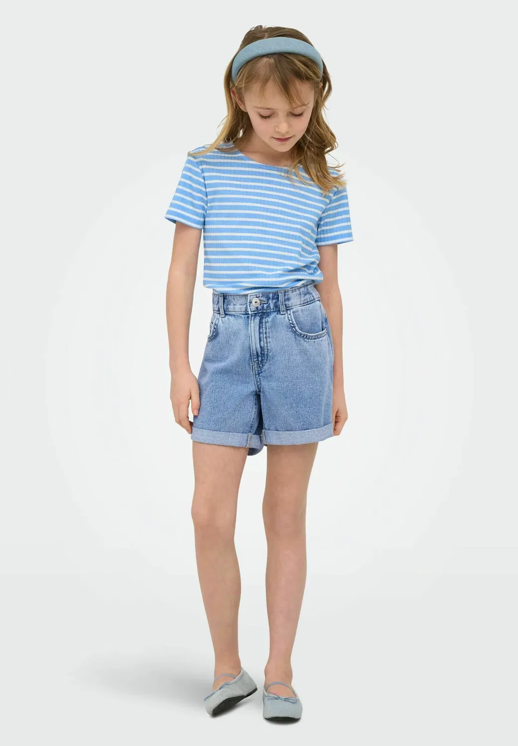 Джинсовые шорты Only Girls, Light Blue Denim