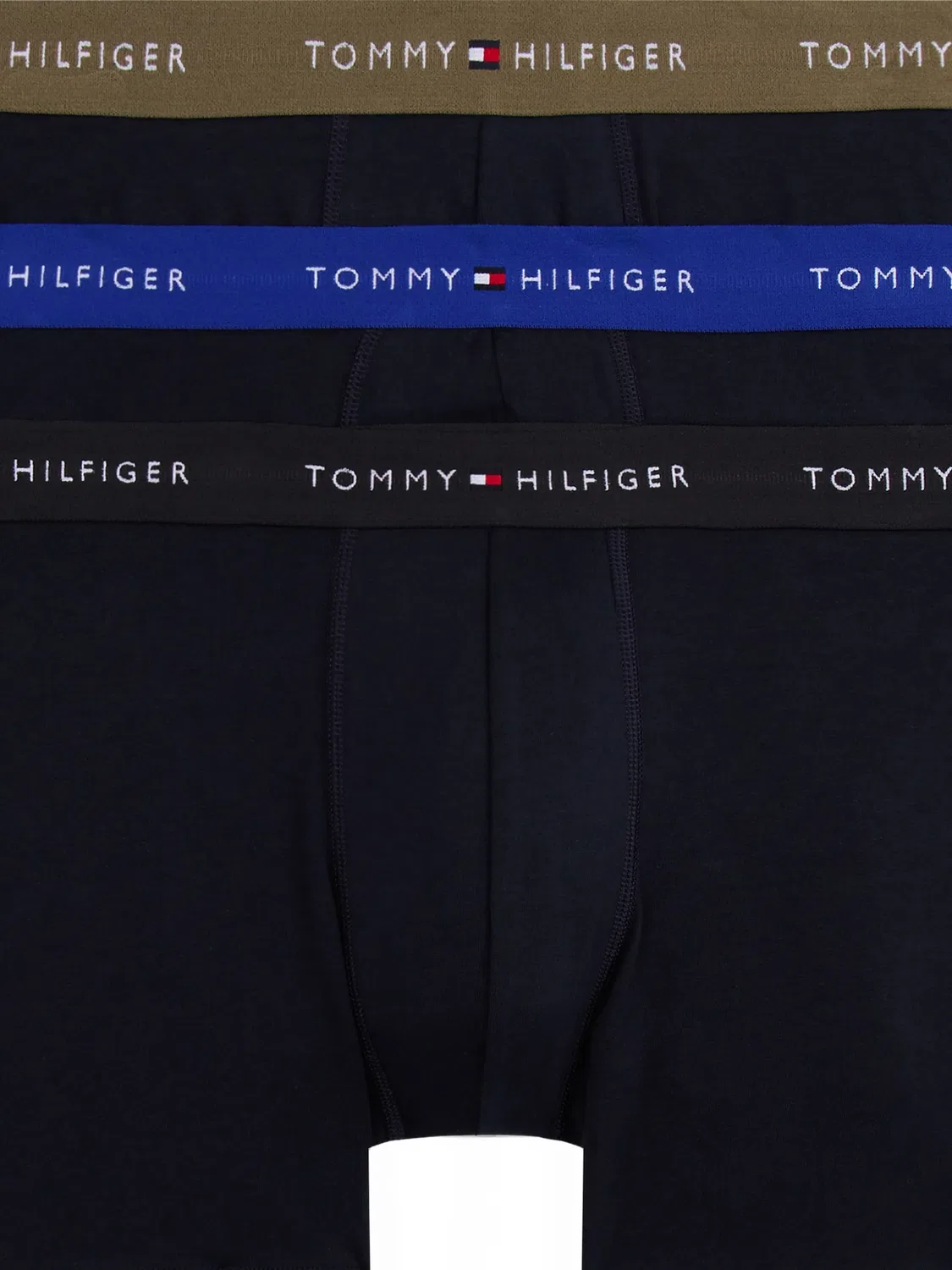 Трусы-боксеры из хлопка, набор из 3 шт. Tommy Hilfiger, черный — фото 2