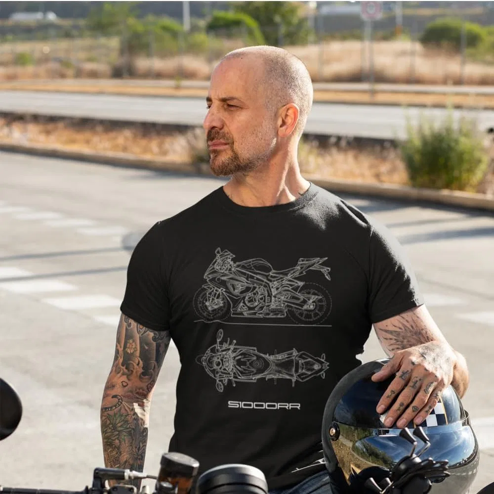 Мужская футболка с принтом S1000RR Short Sleeve Shirt, Black — фото 2