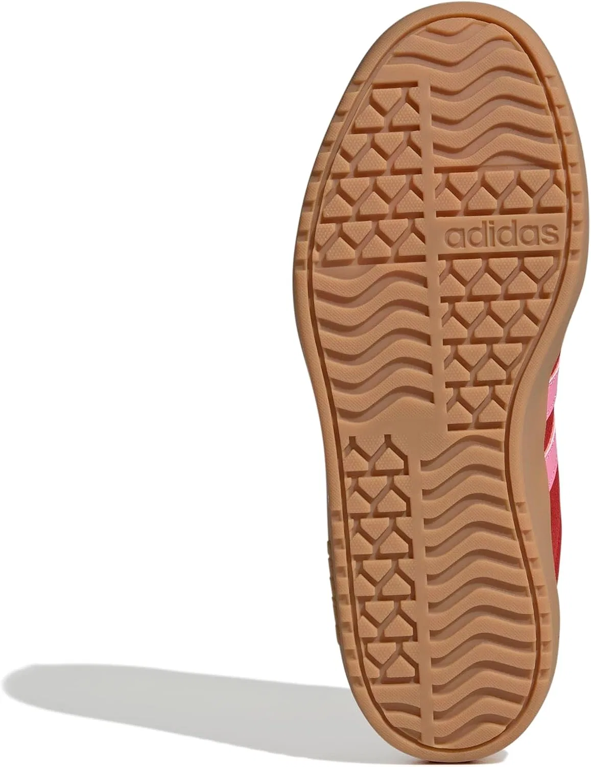Детские кроссовки для мальчиков с закрытым носком Vl Court Bold adidas, Better Scarlet/Bliss Pink/Gold Metallic — фото 3