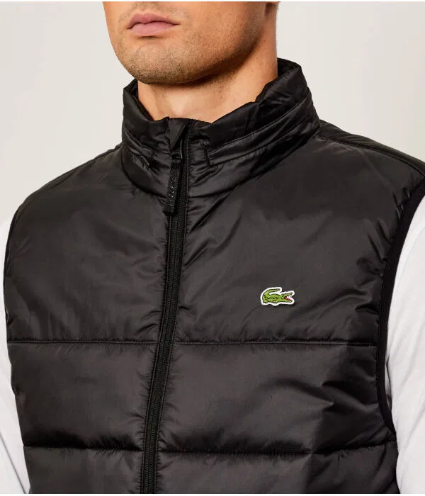 Мужской жилет без рукавов Lacoste, черный — фото 4