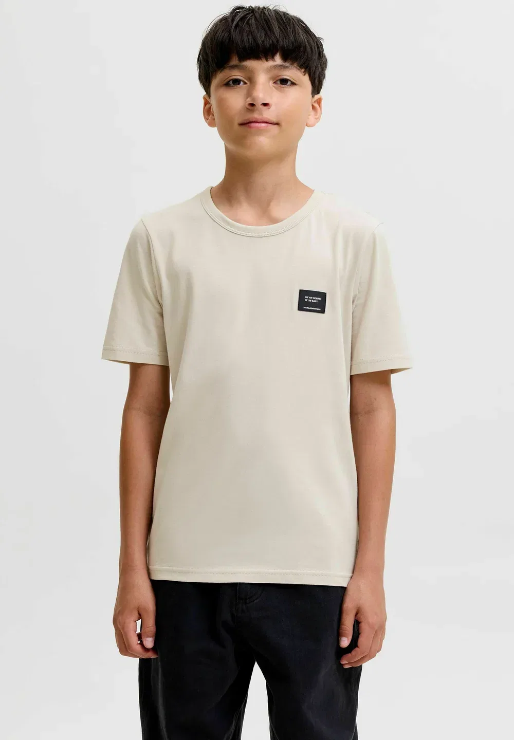Футболка, детская футболка - базовая футболка Jack & Jones Junior, Moonbeam