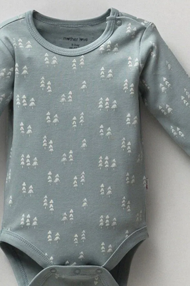 Детское боди с длинным рукавом Mother Love, Snowy Pine — фото 3
