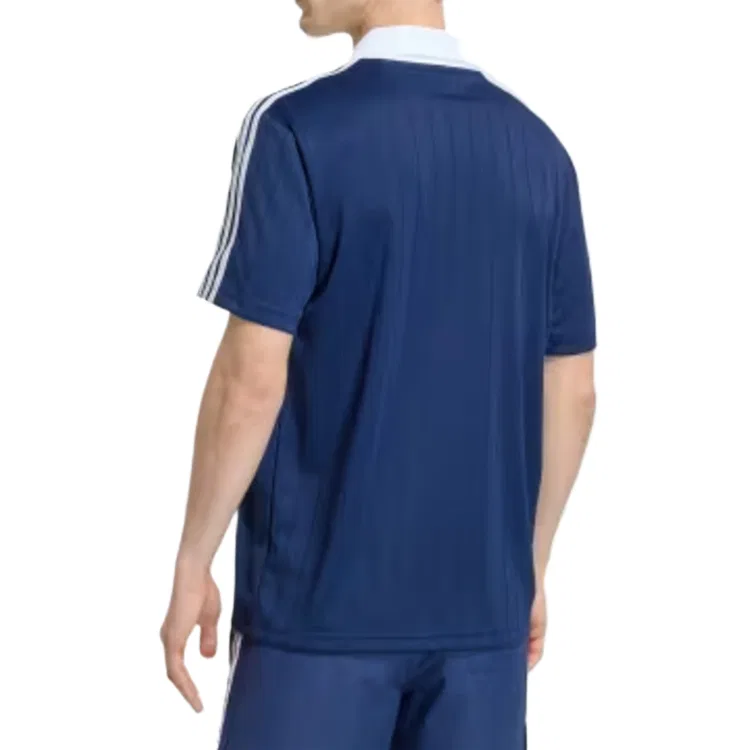 Мужская футболка с V-образным вырезом Adidas Originals, Midnight Indigo/White — фото 3