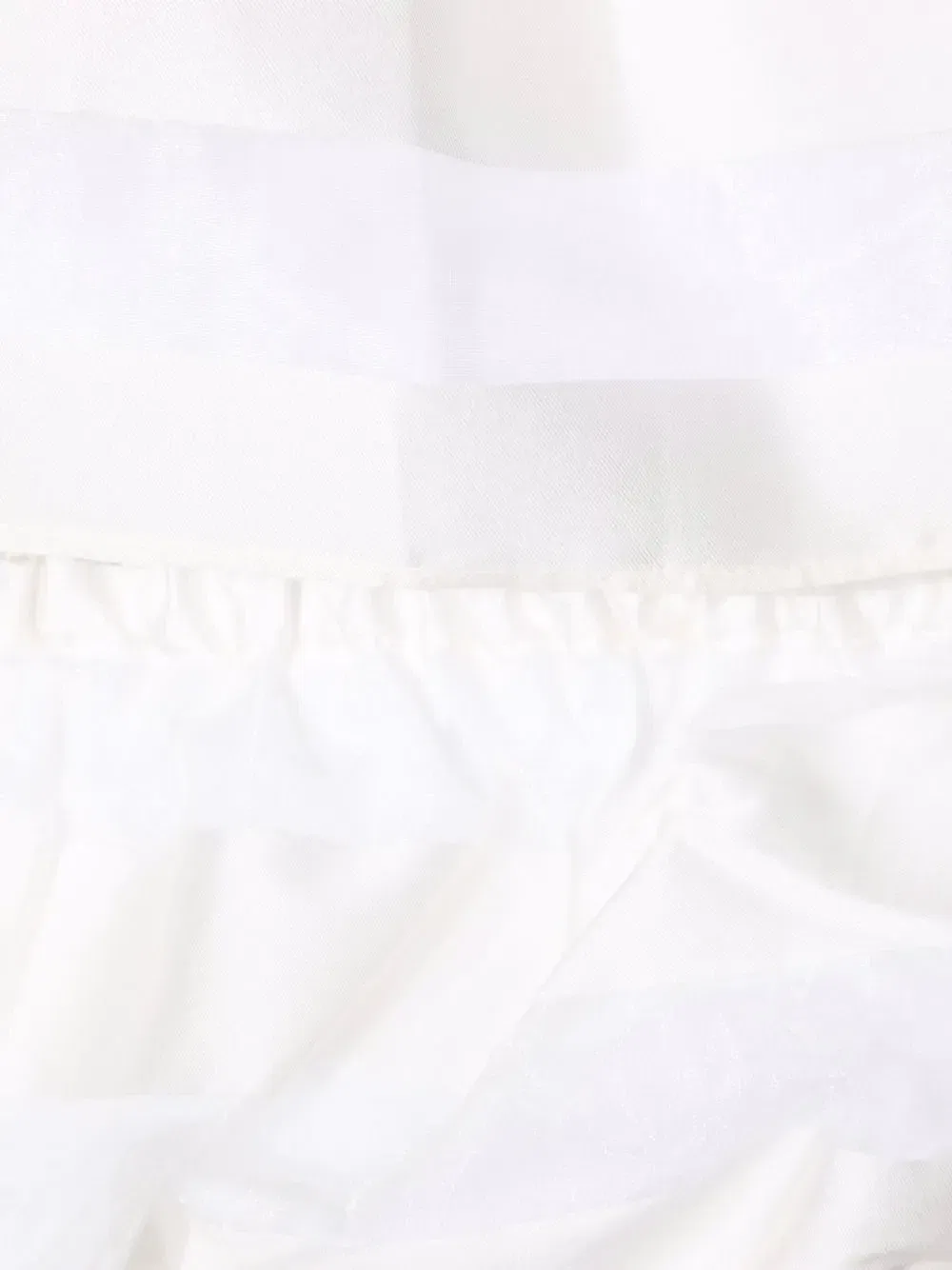 Полосатое платье без рукавов La Stupenderia, белый — фото 3