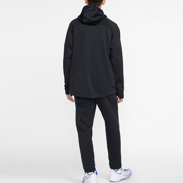 Толстовка therma sports stay warm fleece lined black Nike, черный — фото 4