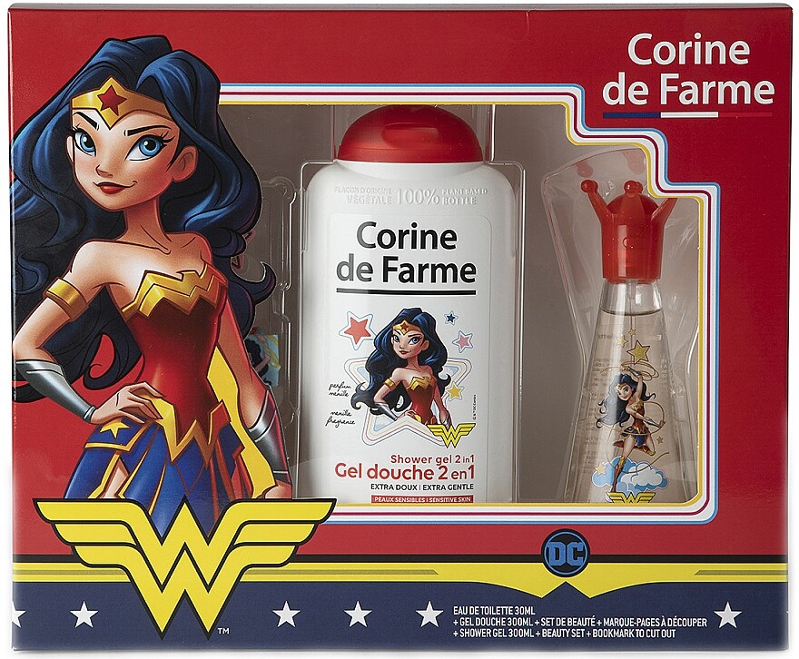 

Парфюмерный набор Corine De Farme Wonder Woman, 2 предмета