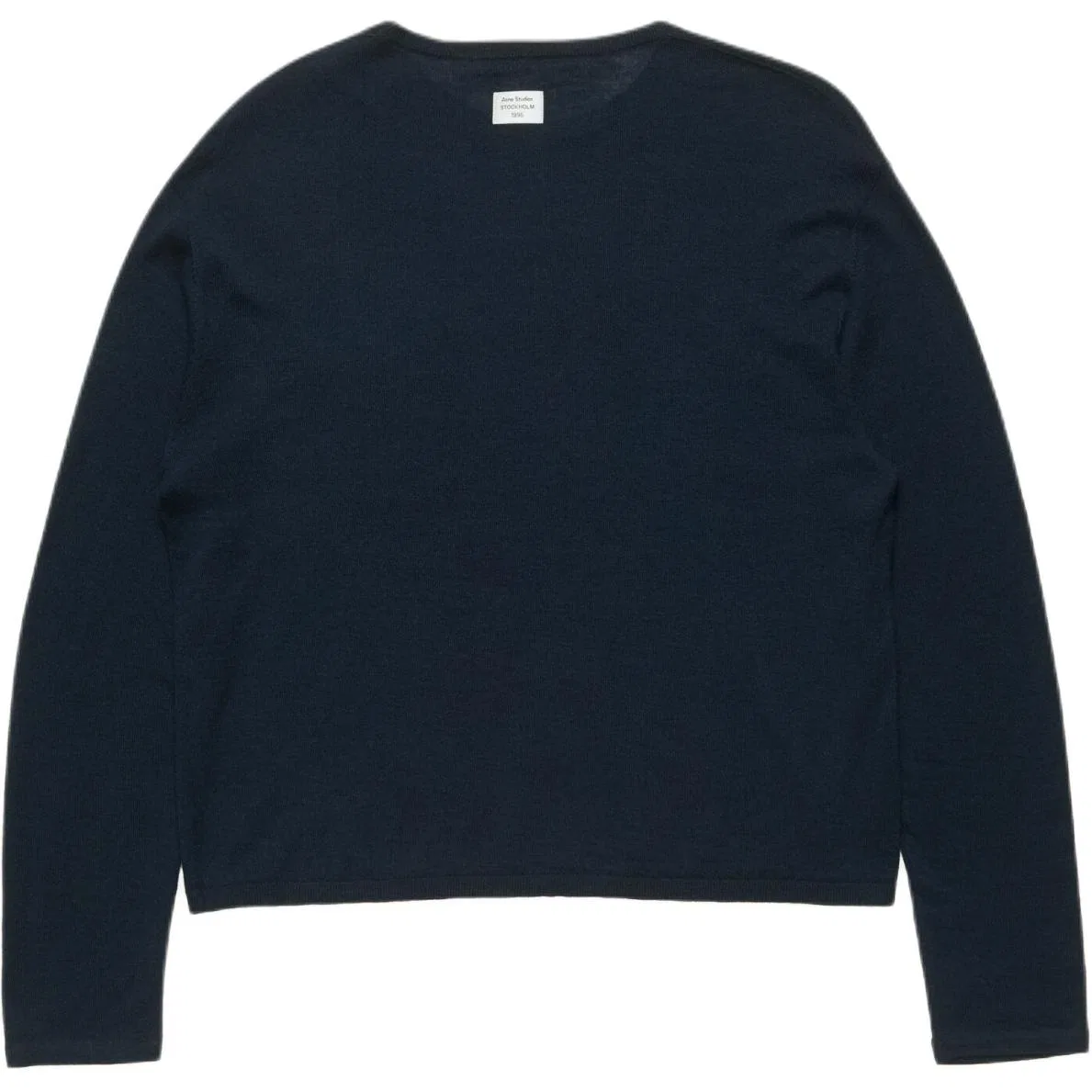 Мужской кашемировый свитер с круглым вырезом Acne Studios, Ink Blue — фото 3