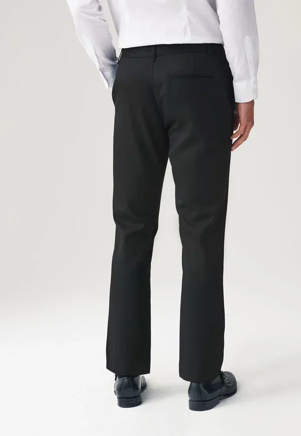 Брюки из полиэстера и вискозы 2 pack slim fit plain front Next, черный — фото 3