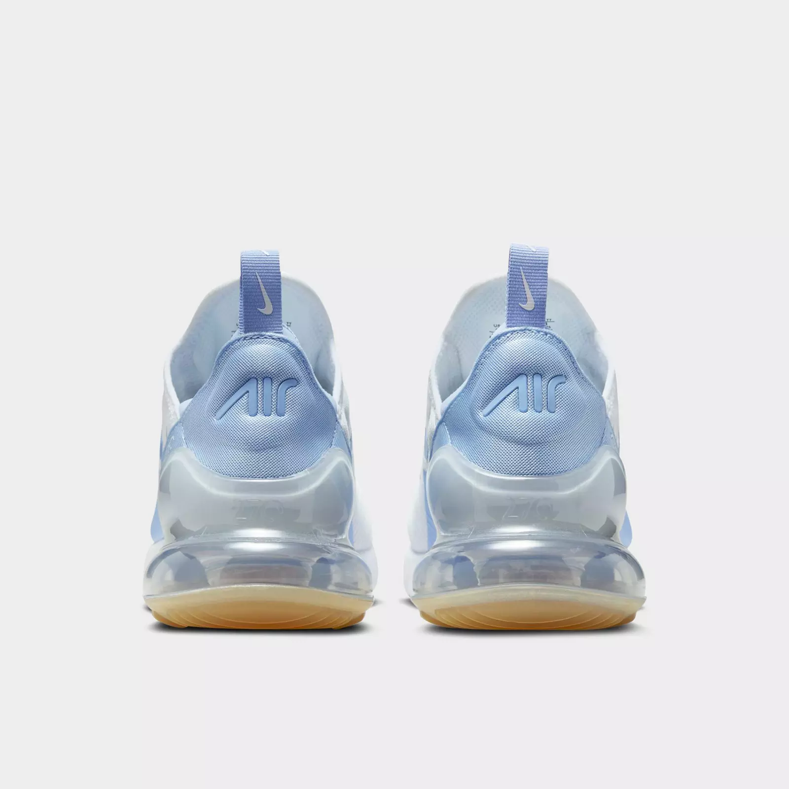 Кроссовки Women's Nike Air Max 270 Casual, белый/голубой — фото 4