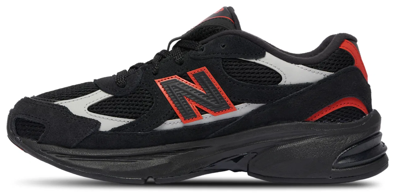 Детские кроссовки для мальчиков с амортизацией ABZORB New Balance 2010, New Balance, Black Hot Tomato — фото 2