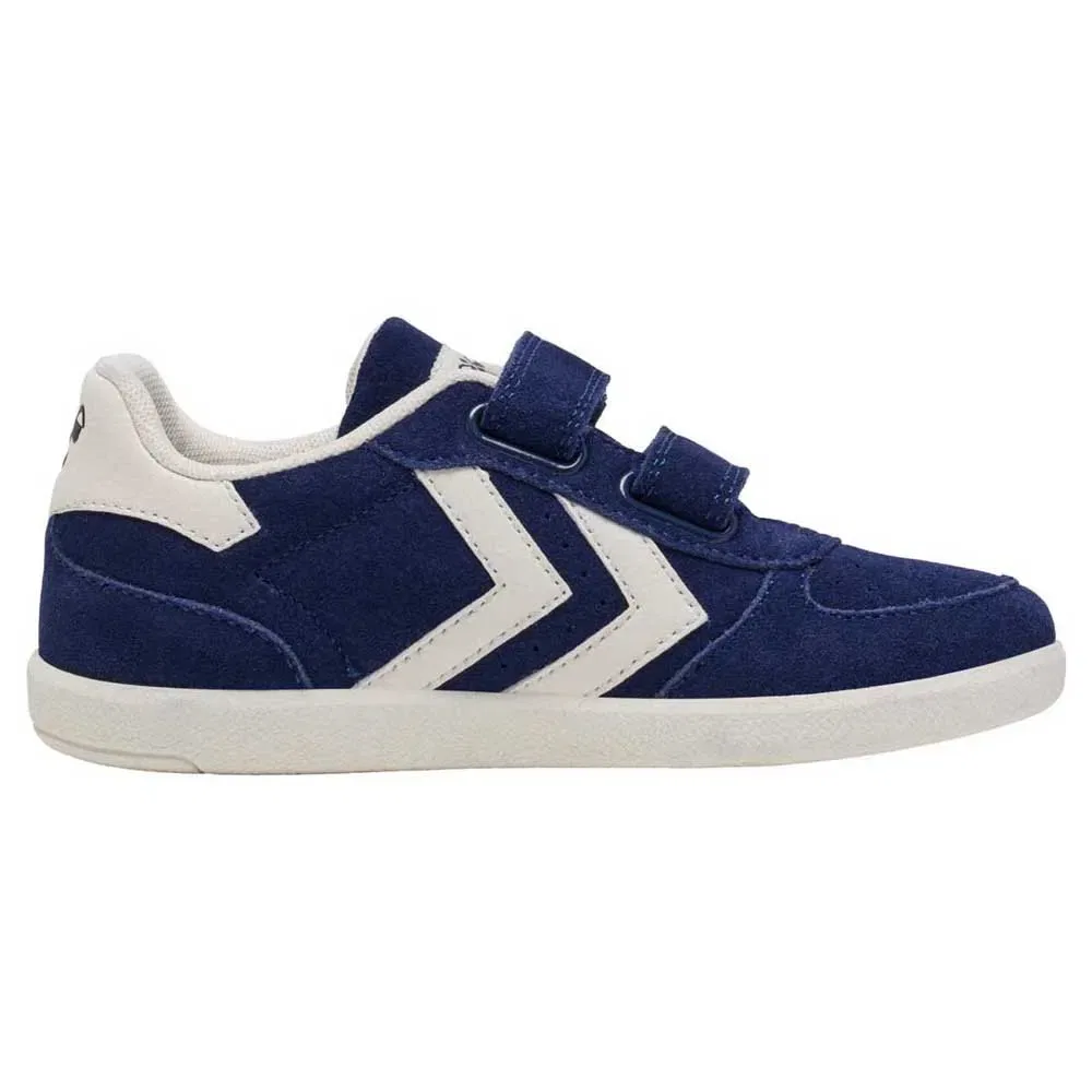 Детские кроссовки с липучками Victory Suede II Hummel, Blue