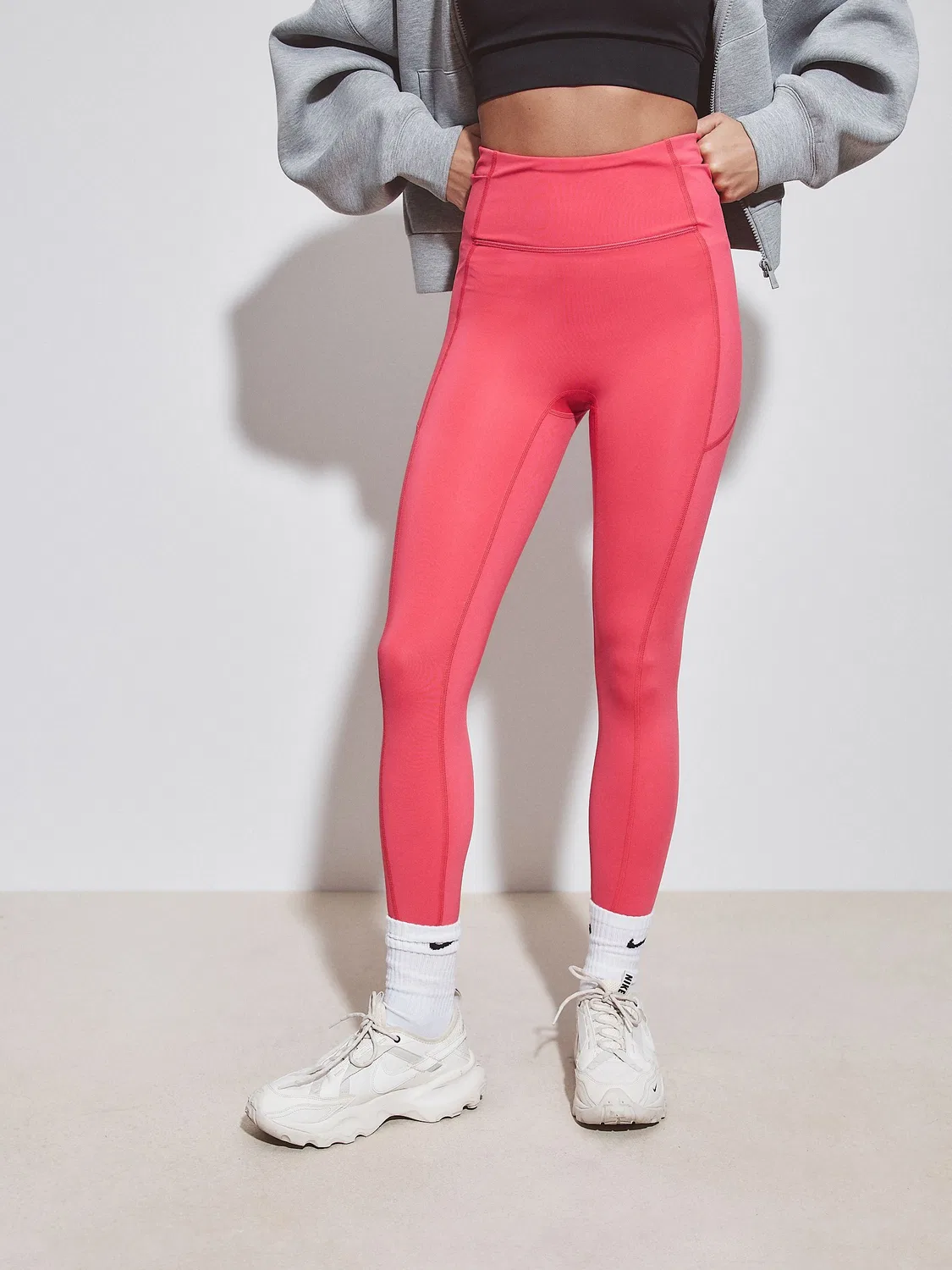 Леггинсы спортивные Pink Power Active от Next, розовые — фото 2