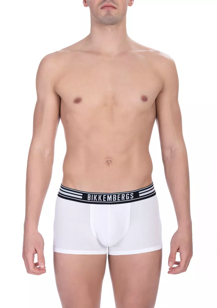 

Мужские боксеры из белого хлопка Bikkembergs