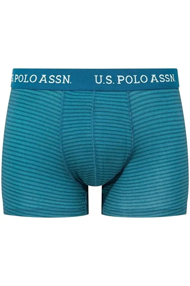 Мужские боксеры с принтом 3-комплект U.S. Polo Assn., Navy Blue-Green-Printed — фото 4