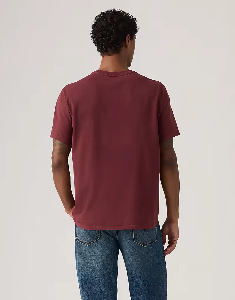 Футболка Levi's Essential с карманом, красный — фото 2