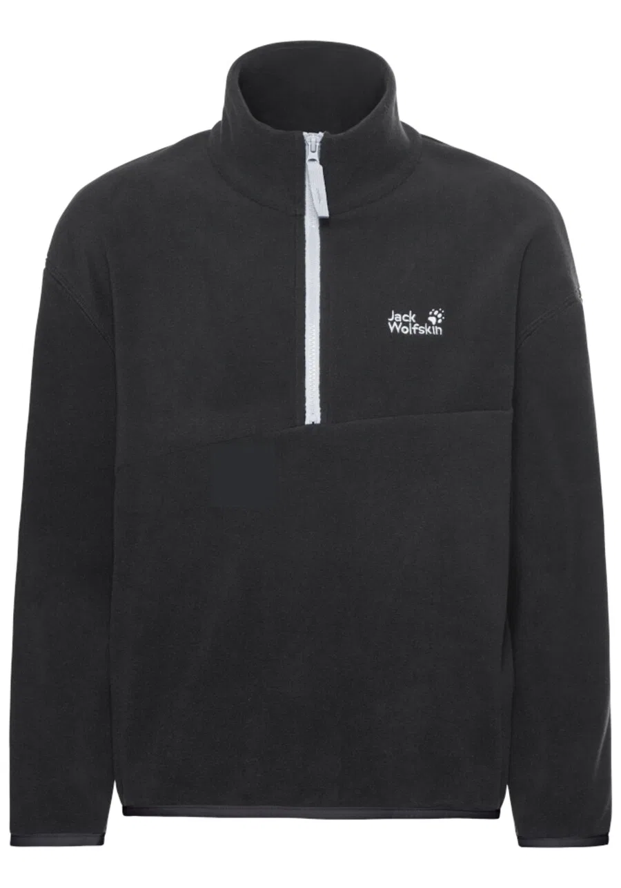 Спортивный свитер Jack Wolfskin черного цвета
