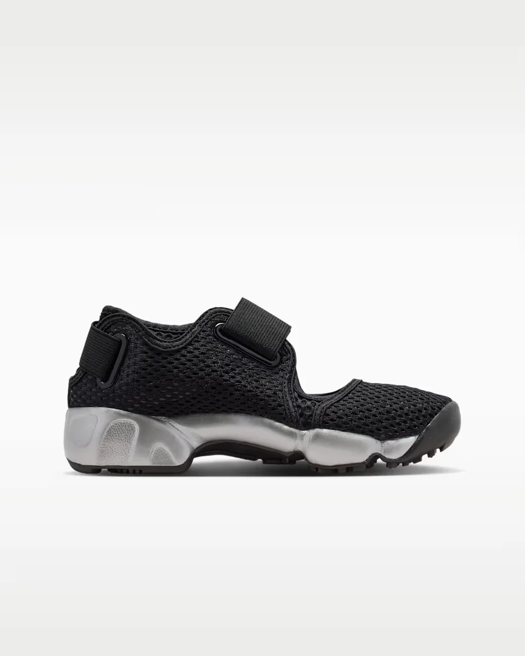 Кроссовки подростковые Nike Rift 2 SE, черный/серебристый — фото 2