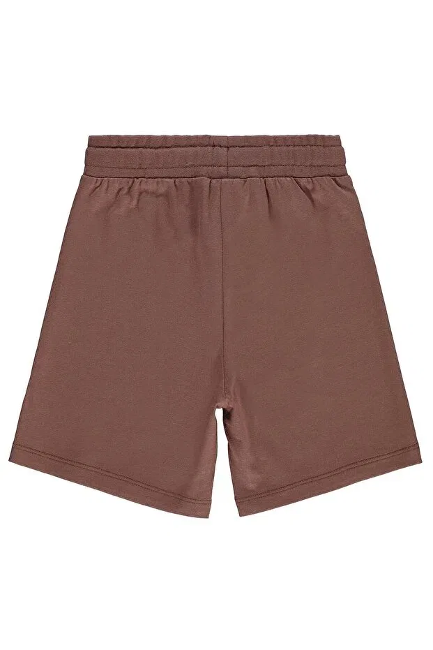 Детские шорты для мальчиков с принтом Civil Boys, Light Brown — фото 2