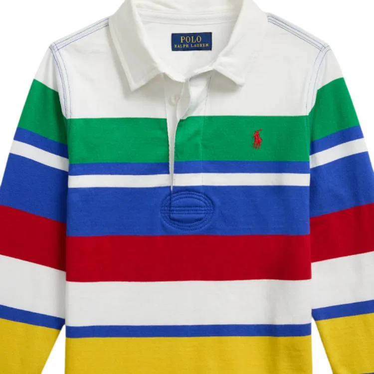 Детская поло Polo Ralph Lauren, Multicolor — фото 4