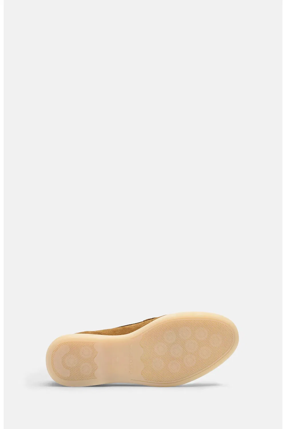 Детские туфли лоферы легкие Ludovico SCAROSSO, Beige - Suede — фото 4