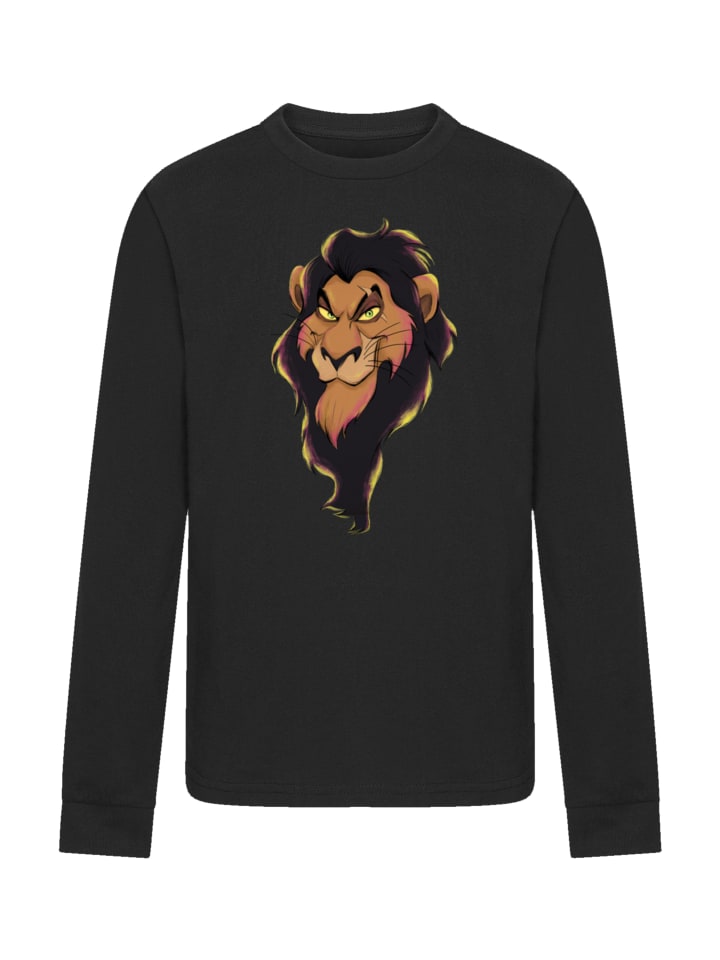 

Футболка F4NT4STIC Langarm T-Shirt Disney Bösewichte Scar Big Face, черный