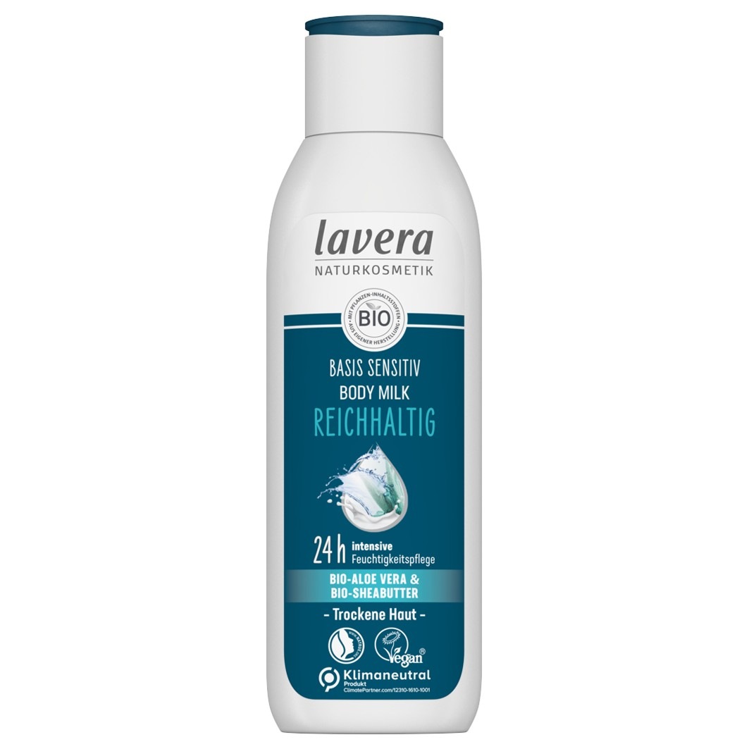 

Лосьон для тела body milk reichhaltig Lavera, объем 250 мл