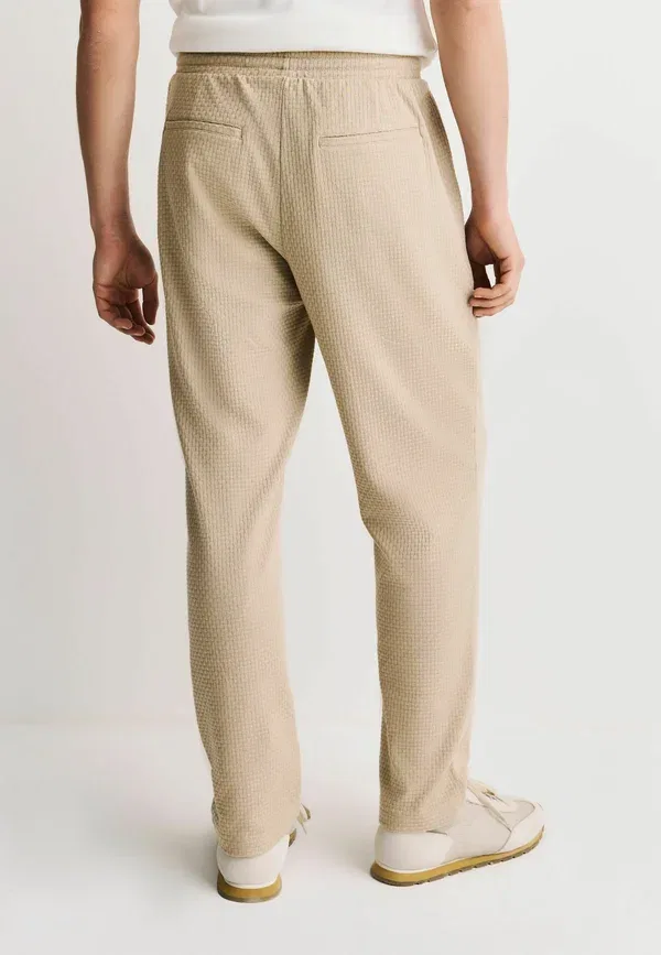 Брюки хлопковые Tracksuit bottoms Next, neutral, нейтральный — фото 3
