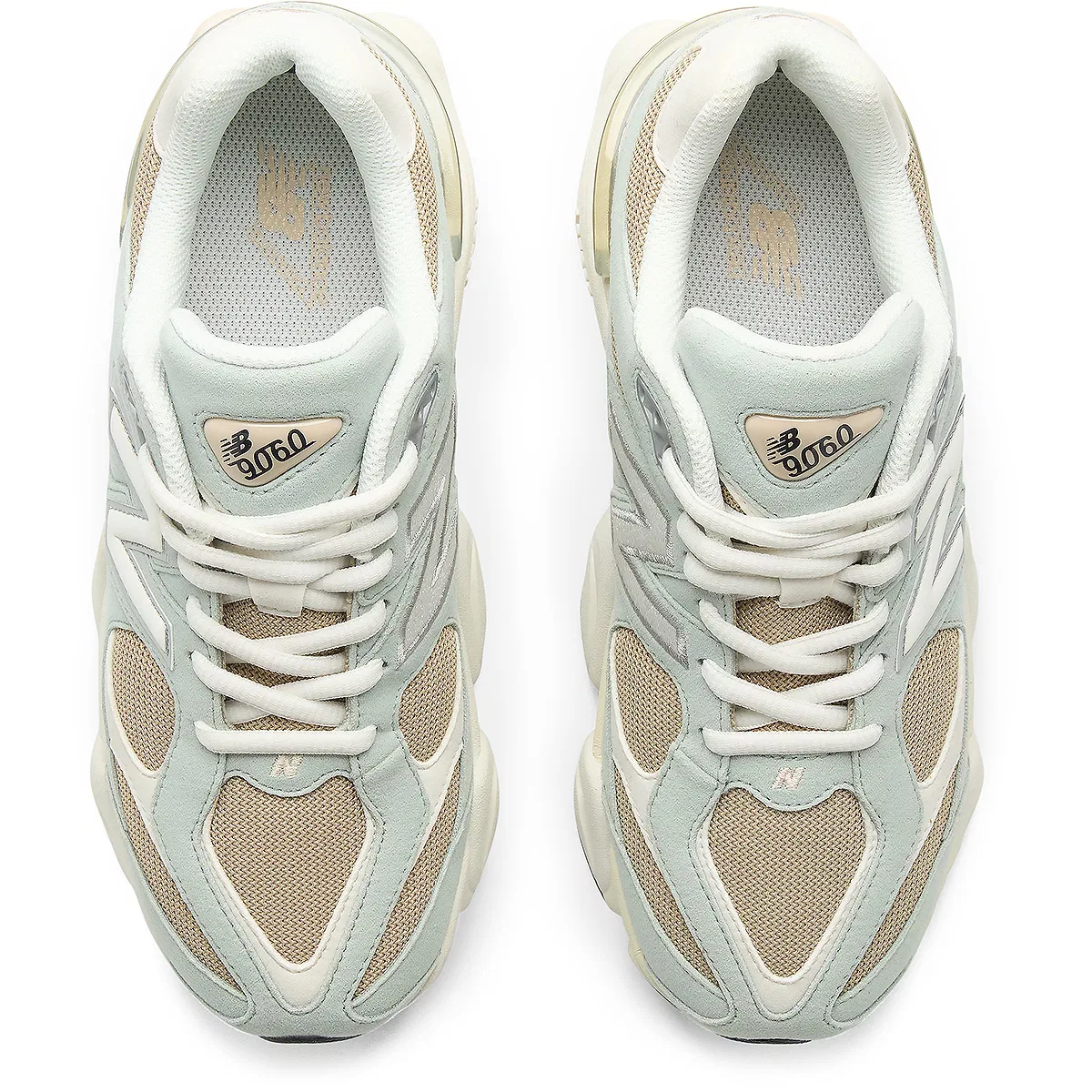 Детские кроссовки для мальчиков 9060 New Balance, Lone Star Grey/Stoneware — фото 3