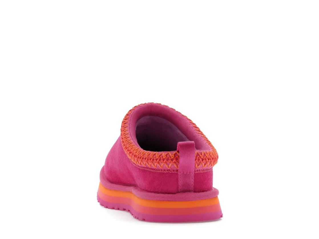 Детские тапочки с подкладкой UGG Tazz Slipper, Raspberry Multi — фото 4
