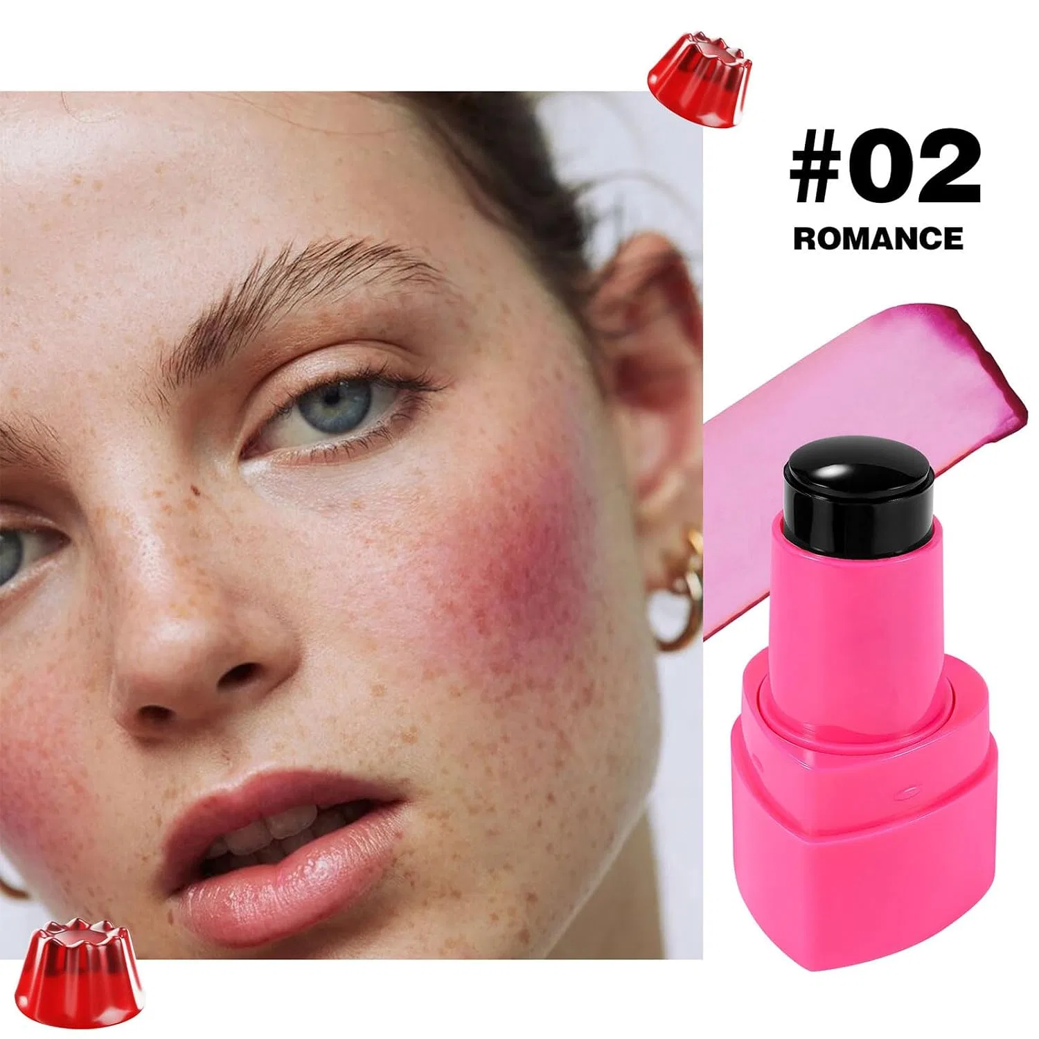 Тinted Cheek Stick Moisturising Face Cream, FIRSTXIU — фото 3
