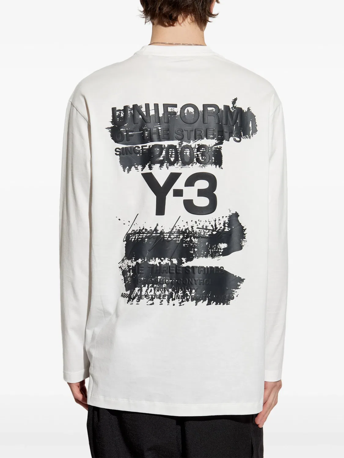 Adidas Футболка из 100% хлопка белого цвета — фото 3