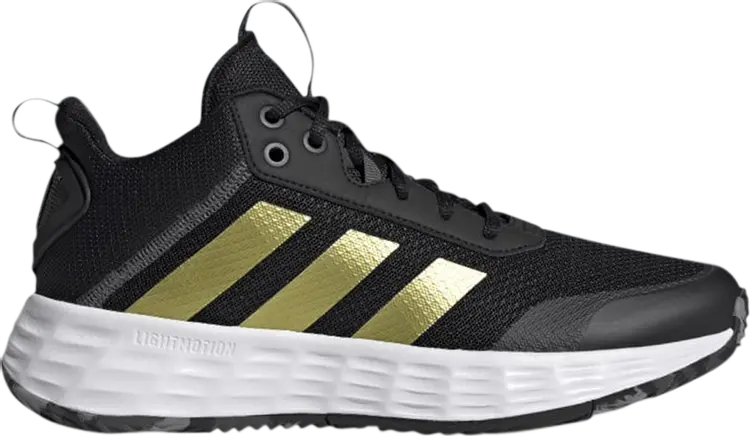 

Кроссовки Adidas Own The Game 'Black Gold Metallic', черный