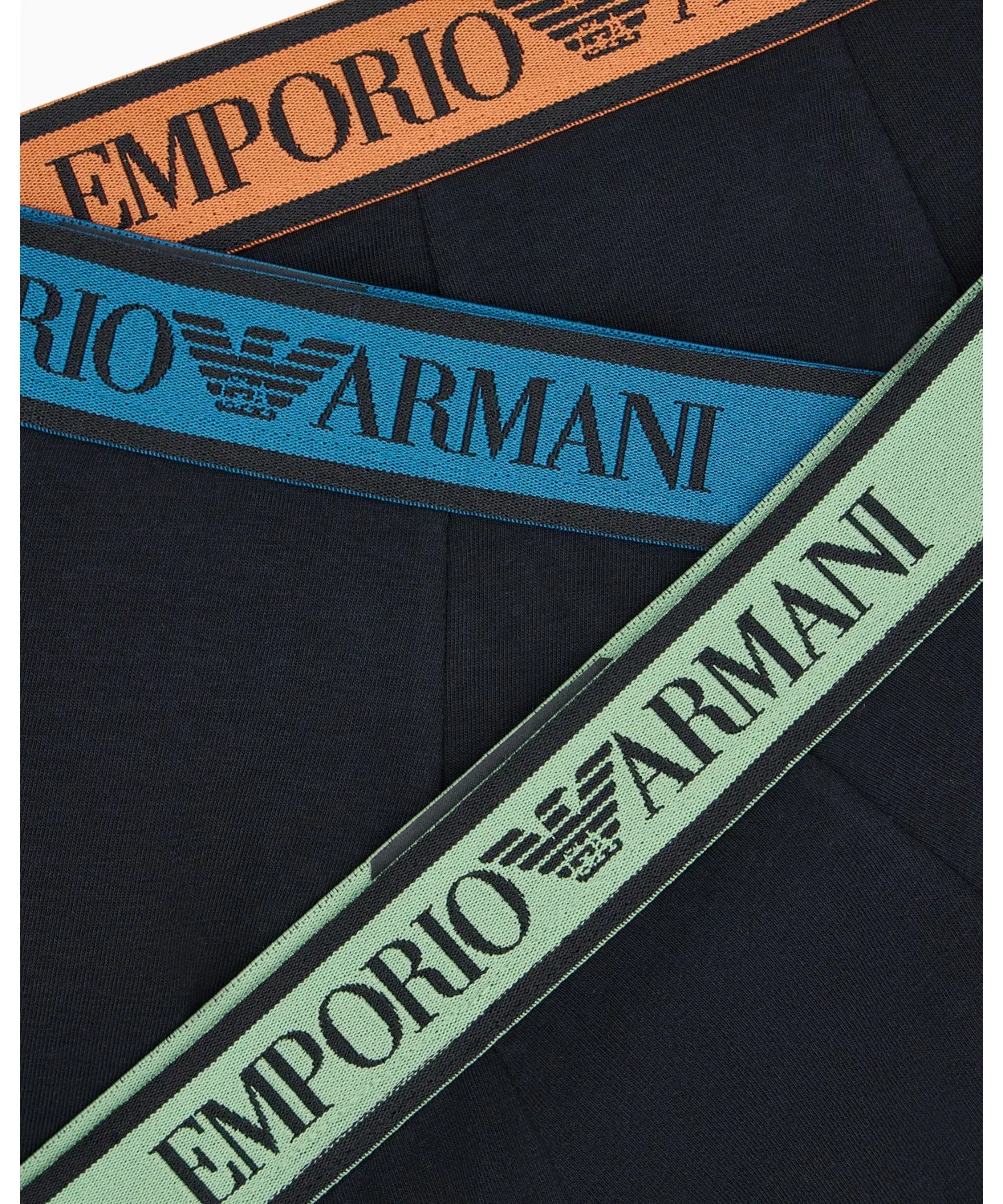 Мужские боксеры Regular Fit с принтом, комплект из 3 шт. EMPORIO ARMANI, Multi — фото 3