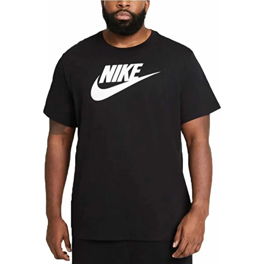 Футболка спортивная с коротким рукавом Sportswear Icon Futura Nike, Черный — фото 4