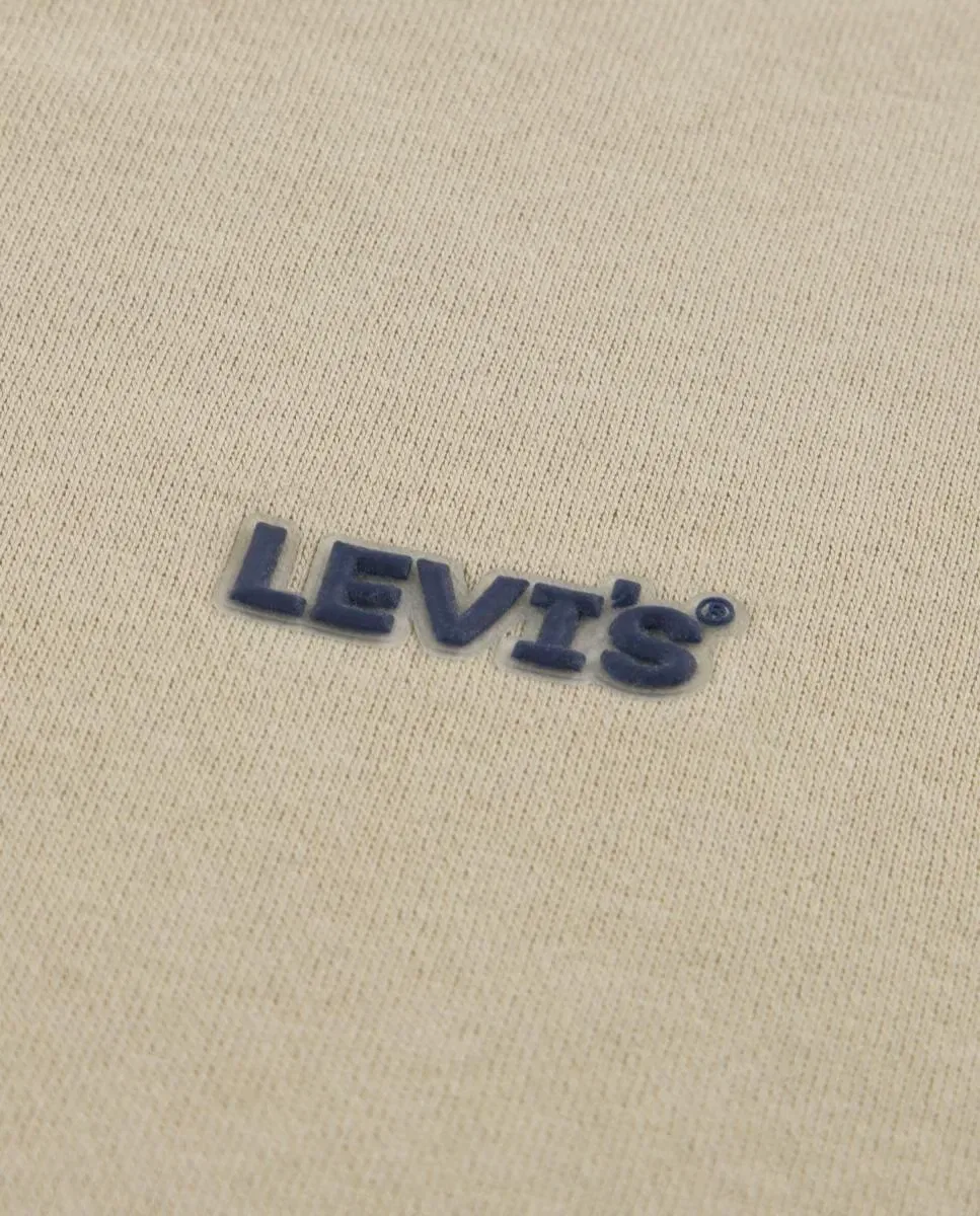 Детская худи с капюшоном на молнии Essential Levi's, Blanco — фото 3