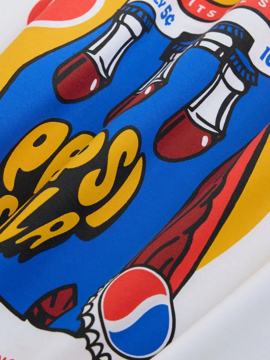 Футболка Next 'Pepsi' белого цвета — фото 3