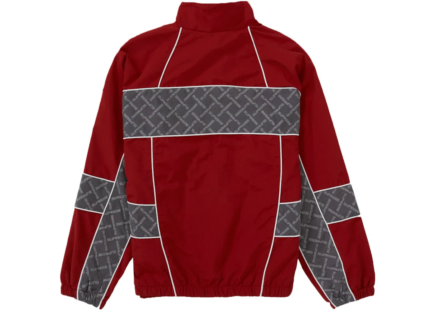 Мужская куртка с жаккардовыми вставками Supreme Jacket, Red — фото 2