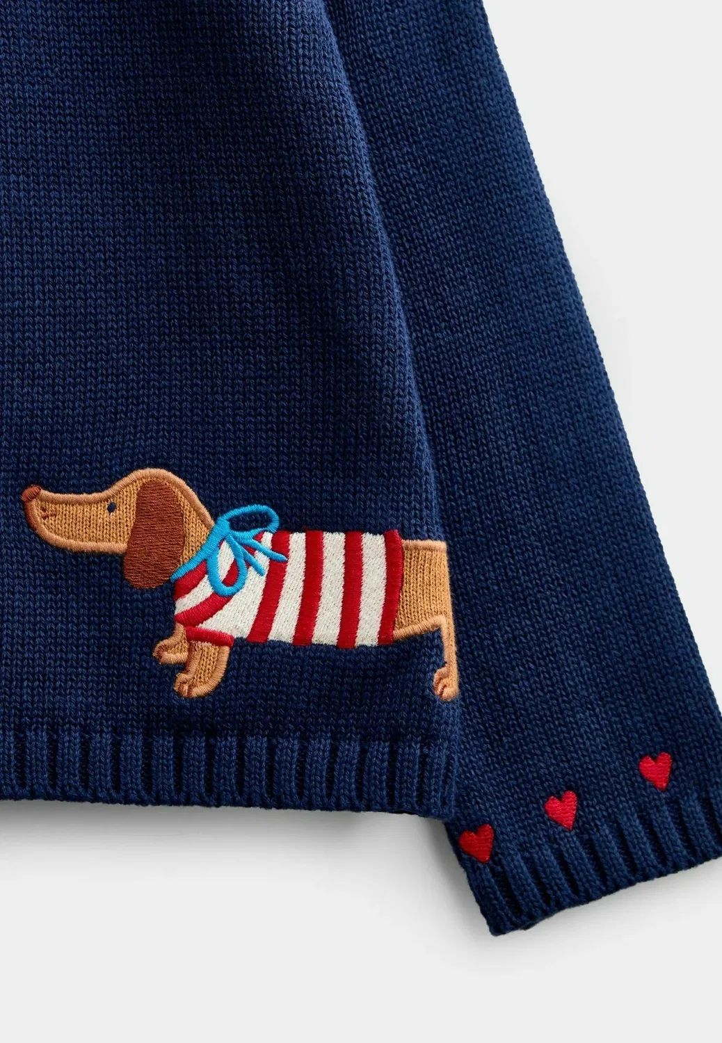 Кардиган Jojo Maman Bébé, Navy Blue Sausage Dog — фото 4