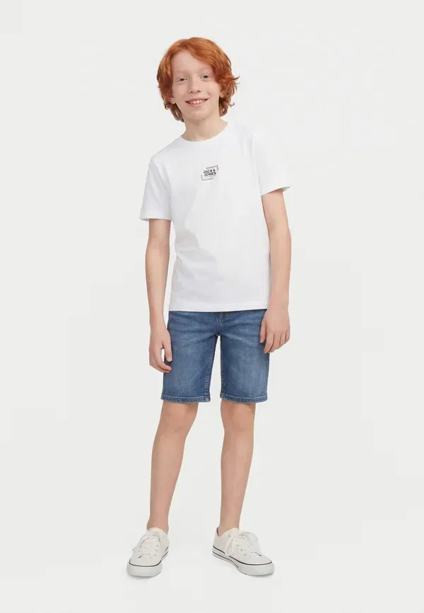 Набор из 3 детских футболок с принтом Jack & Jones Junior, белый/синий