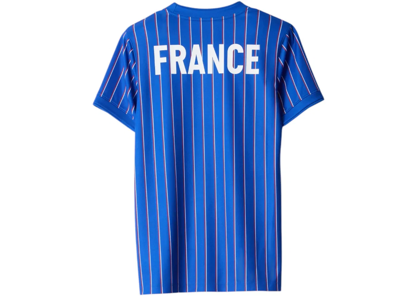 Женская предматчевая футболка с принтом Nike x Jacquemus x France Nike, Blue Stripe — фото 2