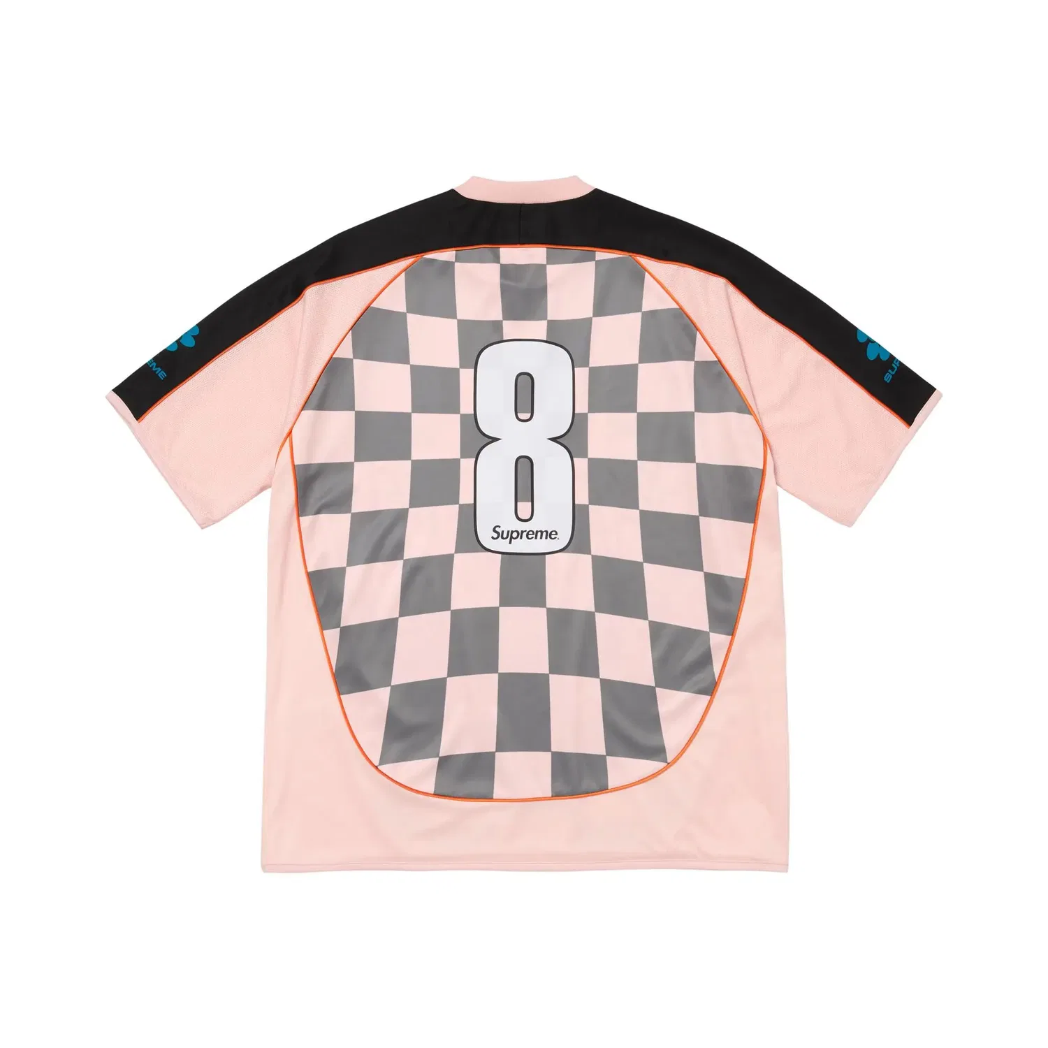 Футболка Supreme Checkerboard Jersey, розовый — фото 2